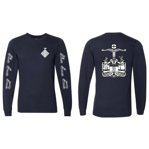 ALU Mens Long Sleeve T-shirt with Norse Gods