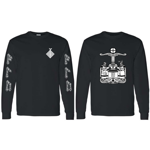 ALU Mens Long Sleeve T-shirt with Norse Gods
