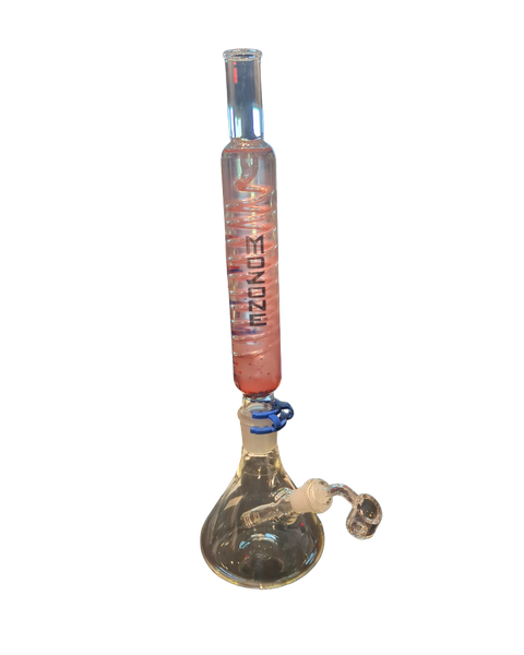 17" Mozone Freezable Glitter and Glow-in-the-Dark Water Pipe