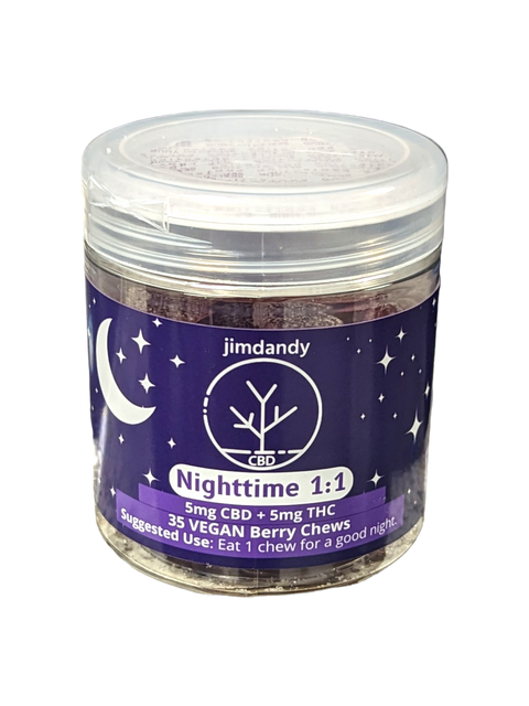jimdandy 1:1 CBD-THC gummies