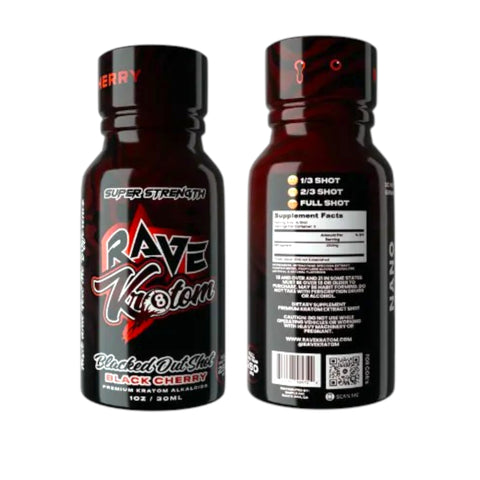 Rave Kratom - Blacked Out Shot 250mg