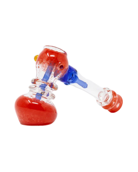 red and blue bubbler