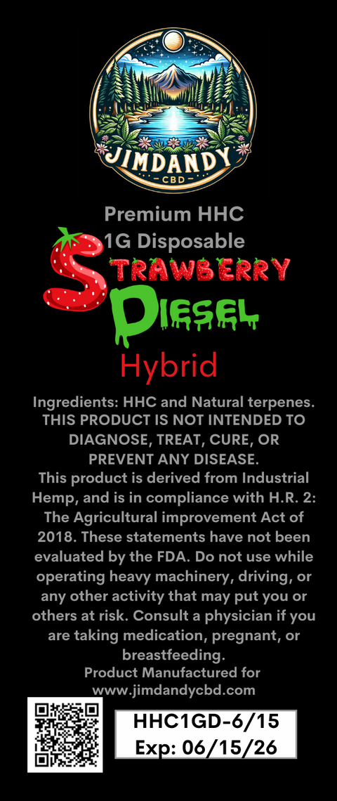 Jimdandy CBD's HHC Disposable