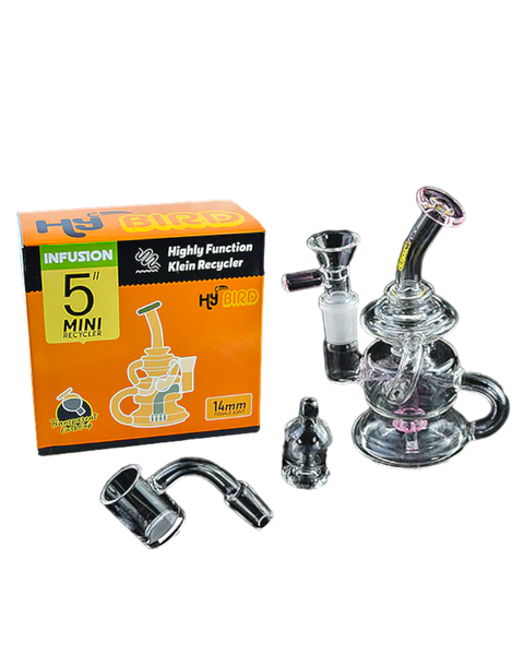 HyBird Mini Rig Water Pipe Kit 5"