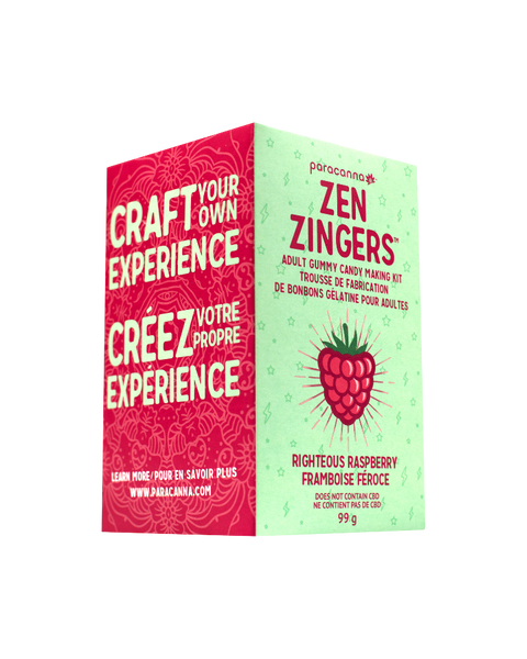 Zen Zingers Raspberry Flavored Gummy Kit
