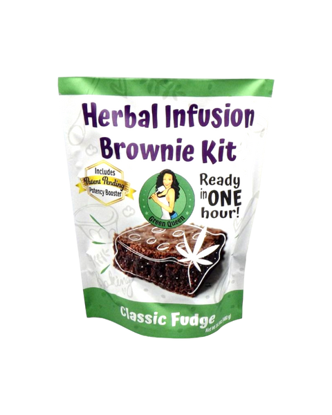 Green Queen Herbal Infusion Brownie Kit w/ Potency Booster