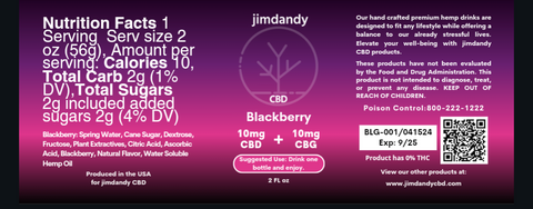 jimdandy CBD Infused Shots