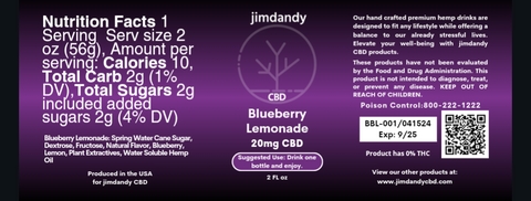 jimdandy CBD Infused Shots