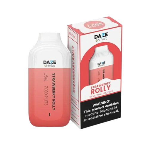 Strawberry Rolly Daze Ohmlet Nicotine Vape