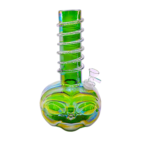 11" Soft Glass Alien Water Pipe