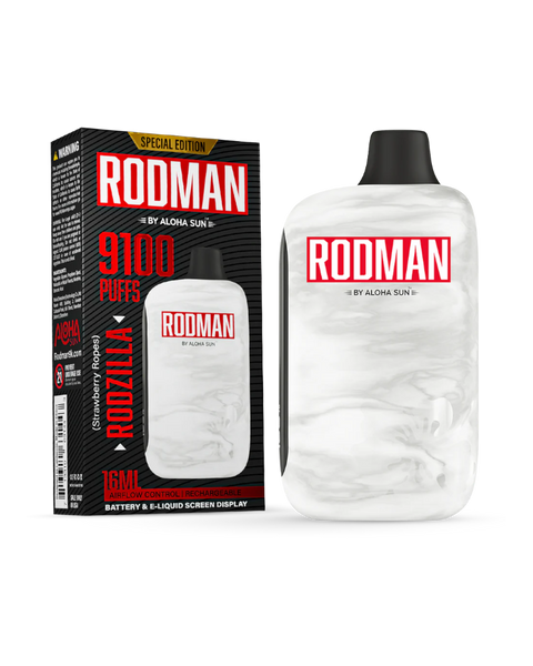 Rodman Vapes 9100 puff By Aloha Sun